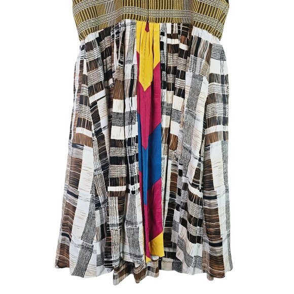 Plenty by Tracy Reese Anthropologie Multi Texture 100% Silk Sleeveless Dress, 4 - Picture 7 of 9